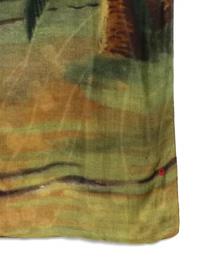 Talking Walls Multi-coloured Printed Scarf In Multi