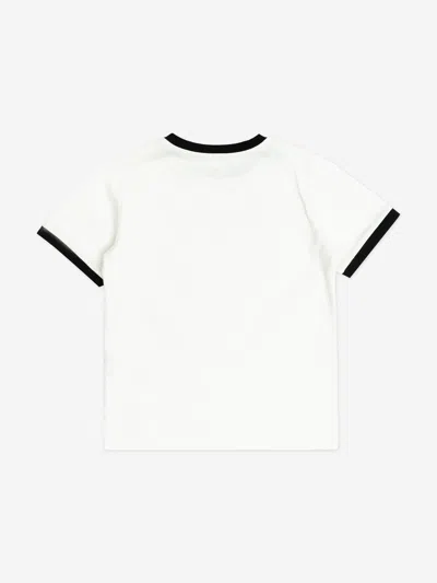 Balmain Boys Logo T-shirt In White