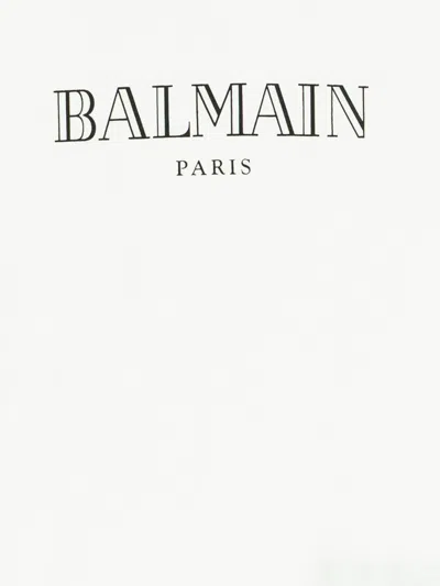 Balmain Boys Logo T-shirt In White
