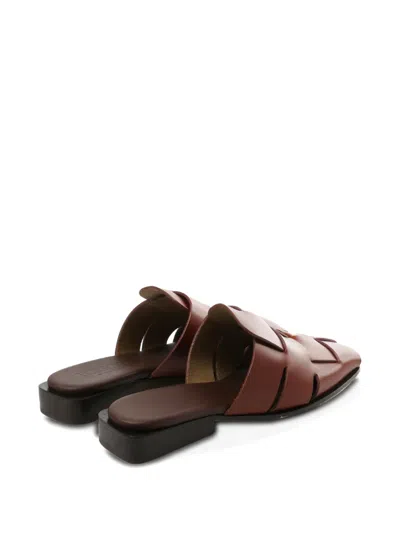 Hereu Woven Mules In Brown
