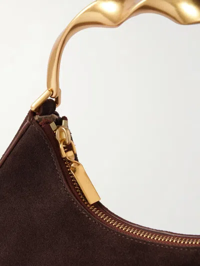 Simkhai Nixi Suede Tote Bag In Brown
