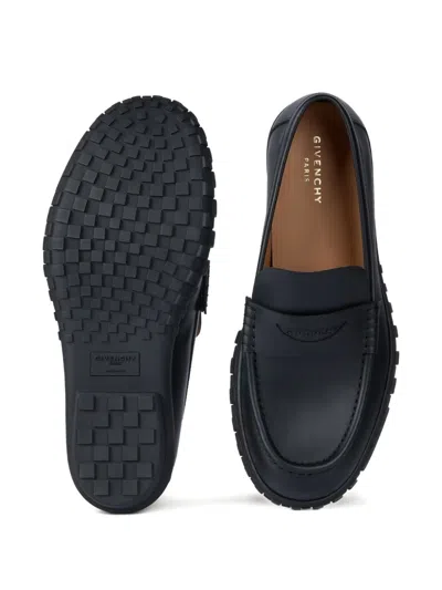 Givenchy Leather Loafers In Black