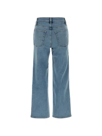 Frame Le Pixie Slim Palazzo High-rise Wide-leg Stretch Jeans In Blue