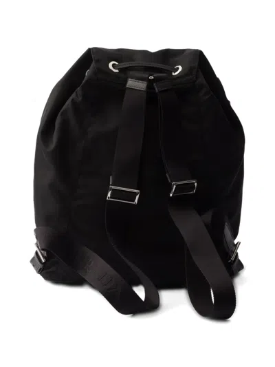 Prada Small Re-nylon Backpack In Black