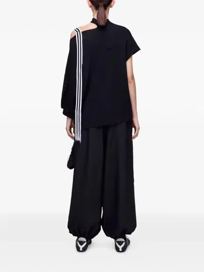 Y-3 Stripe Panel Top In Black