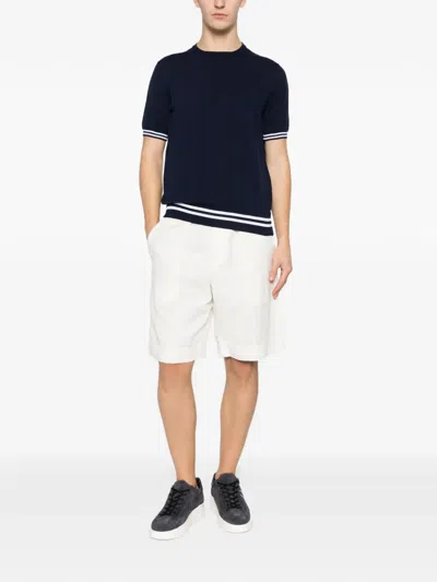 Panicale Striped T-shirt In Blue
