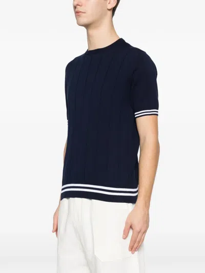Panicale Striped T-shirt In Blue