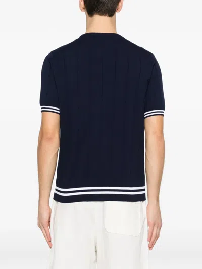 Panicale Striped T-shirt In Blue