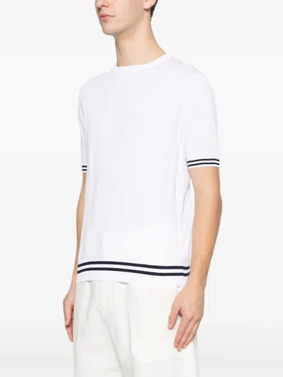Panicale Striped T-shirt In White