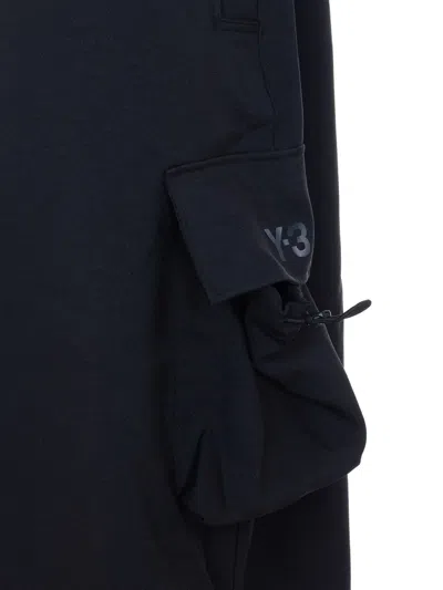 Y-3 Elasticated Cargo Track Pants In Black
