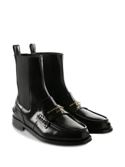 Alexander Wang Chain-embellished Boots In Black