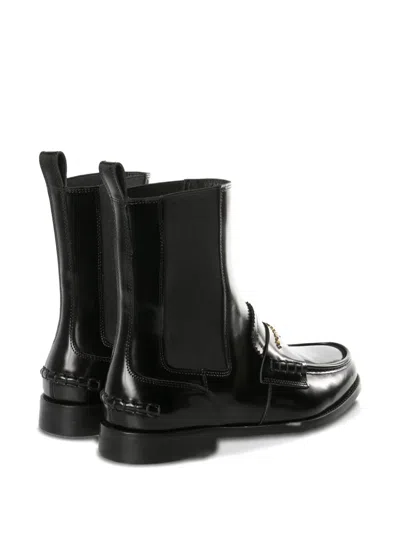 Alexander Wang Chain-embellished Boots In Black