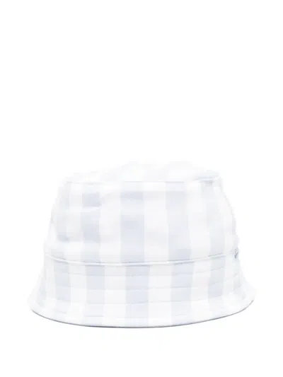 Hugo Boss Striped Hat In White