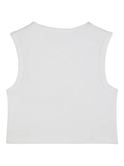 Chloé Embroidered Top In White