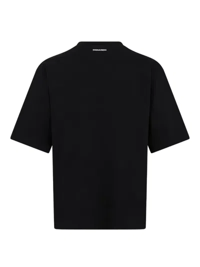 Dsquared2 Men Iconique T-shirt In Black