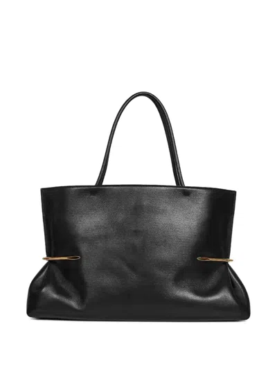 Givenchy Pinch Squeezed Horizontal Tote Bag In Nappa Leather In Black