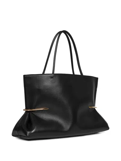 Givenchy Pinch Squeezed Horizontal Tote Bag In Nappa Leather In Black