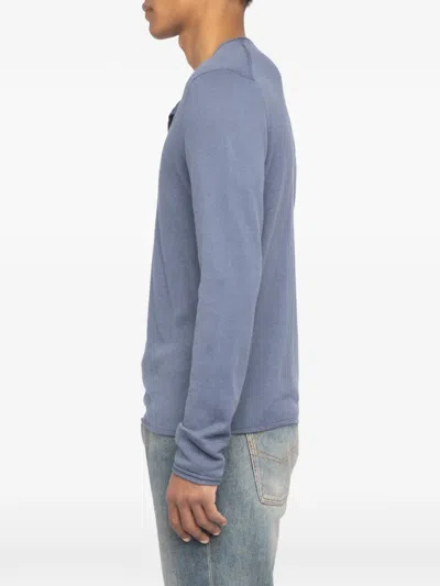 Zadig & Voltaire Pullover Mit Logo In Blue
