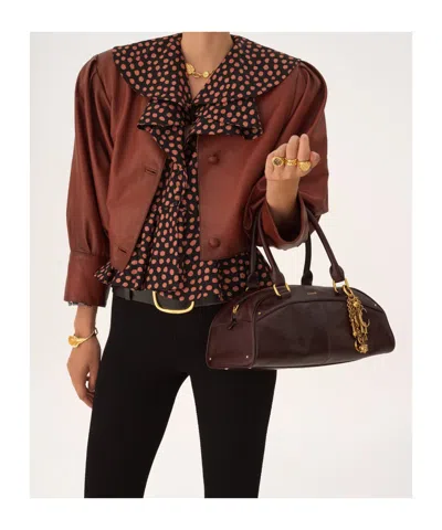 Chloé Chloe Icon East West Leather Shoulder Bag In Brown