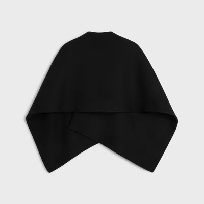 Celine Cape In Wool Felt In Multi