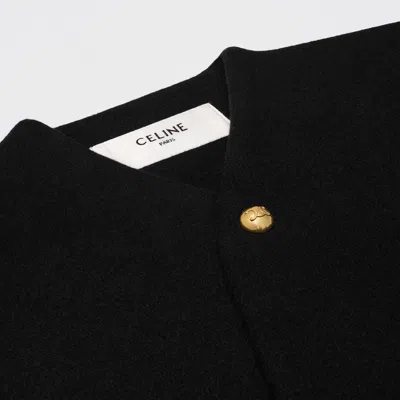 Celine Cape In Wool Felt In Multi