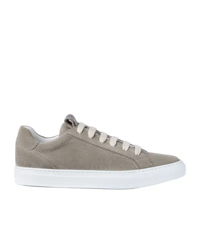 Brunello Cucinelli Suede Sneakers In Multi