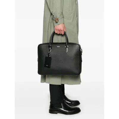 Tom Ford Zippered Shoulder Bag For Carrying Documents In Black