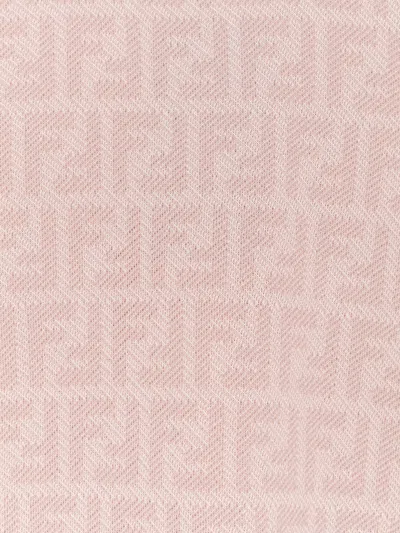 Fendi Ff Wool And Silk Sweater In Multi