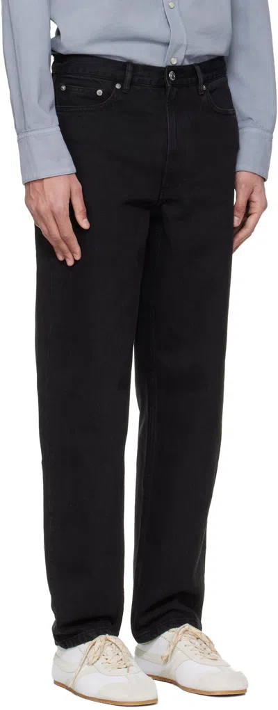 A.p.c. Black Martin Jeans In Black