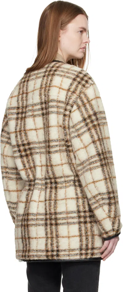 Isabel Marant Étoile Check Patterned Ullana Jacket In Brown