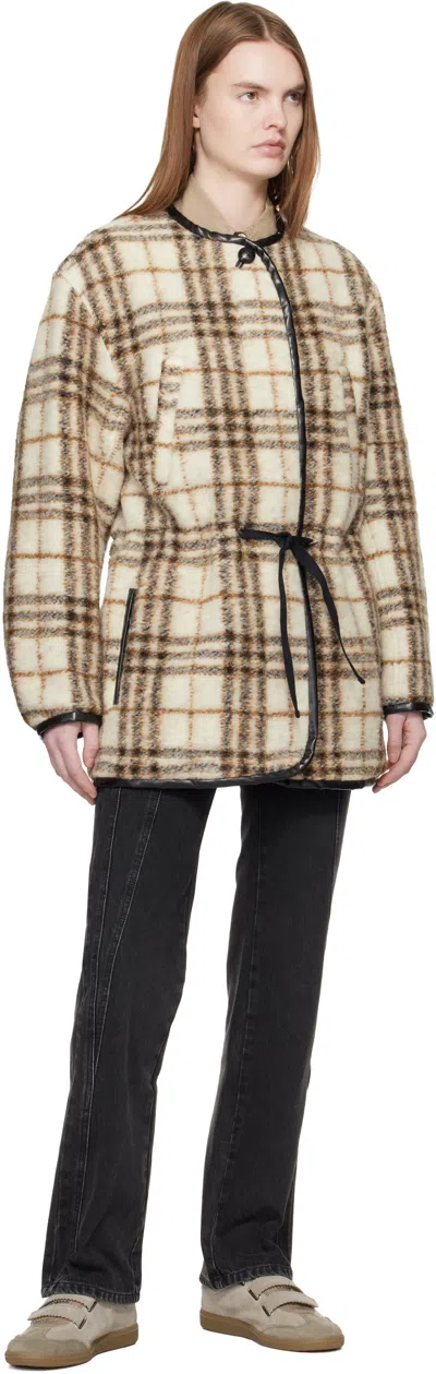 Isabel Marant Étoile Check Patterned Ullana Jacket In Brown