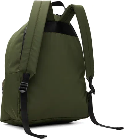 Sacai Pocket Top Handle Backpack In Green