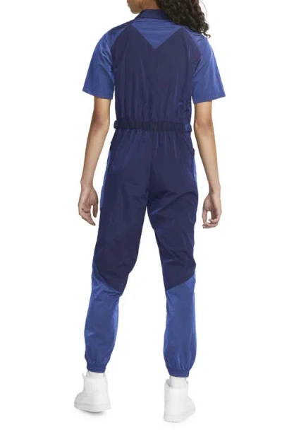 Jordan Essentials Flight Suit In Blue