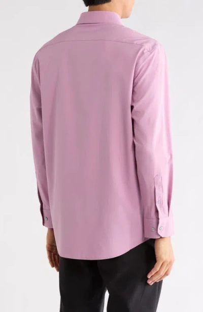 Perry Ellis Performance Tech Solid Shirt In Pink