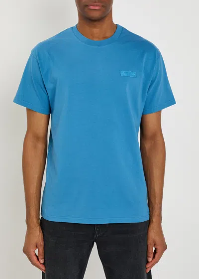 Givenchy Regular Fit Logo Patch T-shirt In Blue
