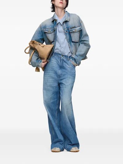 Maison Margiela Light Blue Cotton Denim Jacket