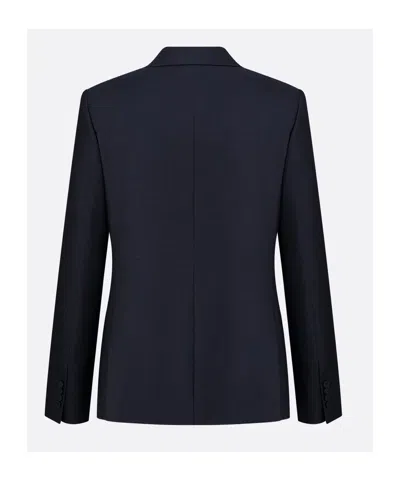 Dior Jacket With Satin Detailing In Blue