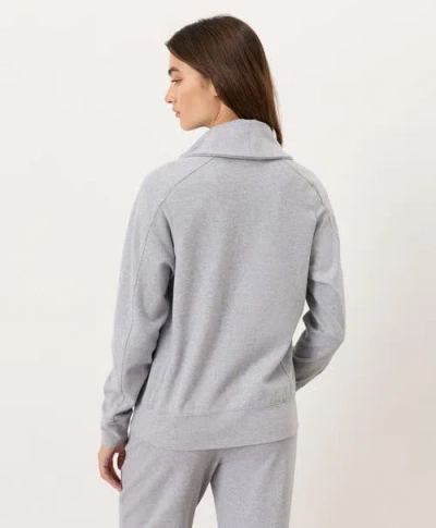 Pact Cloudknit Zip Jacket In Gray