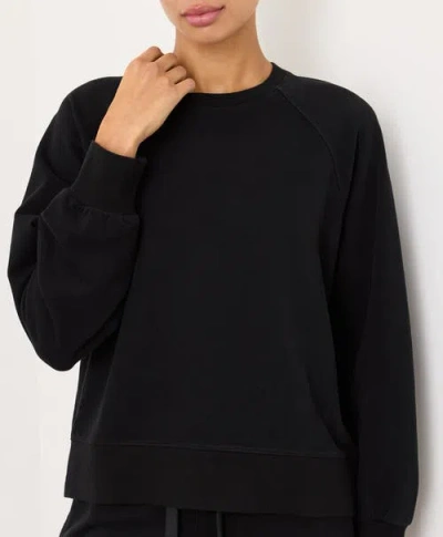 Pact Cloudknit Raglan Crew In Black