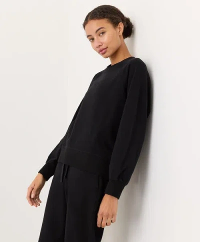Pact Cloudknit Raglan Crew In Black