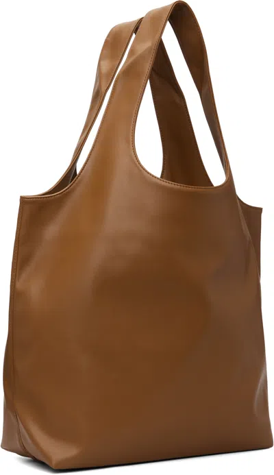 A.p.c. Tan Ninon Tote In Brown