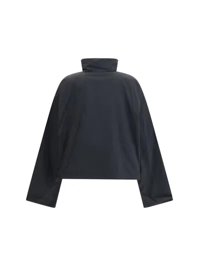 Diesel Black Polyamide Shell Jacket In Black