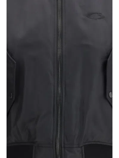 Balenciaga Women Bomber Jacket In Black