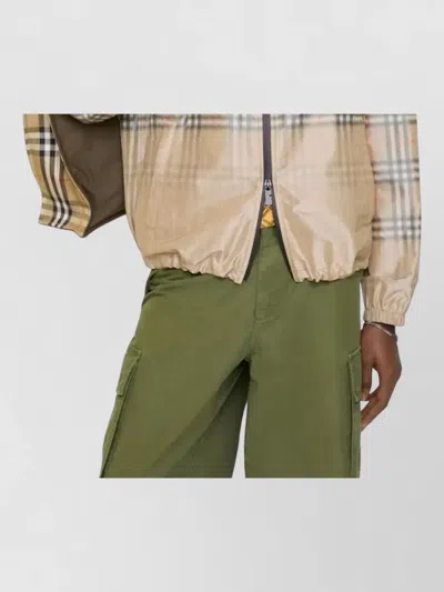 Burberry Gradient Check Hooded Lightweight Jacket In Multi