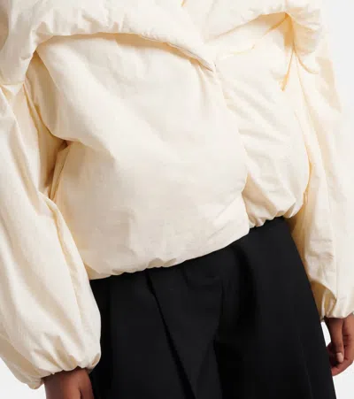 Jacquemus Le Chale Bomber Jacket In White