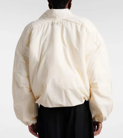 Jacquemus Le Chale Bomber Jacket In White