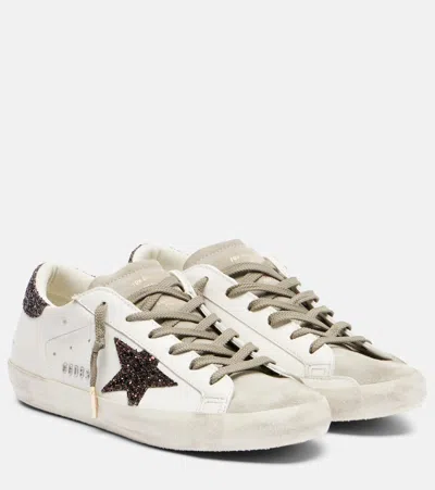 Golden Goose Deluxe Brand Women Super Star Leather Sneakers In Neutral
