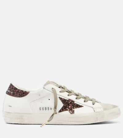 Golden Goose Deluxe Brand Women Super Star Leather Sneakers In Neutral