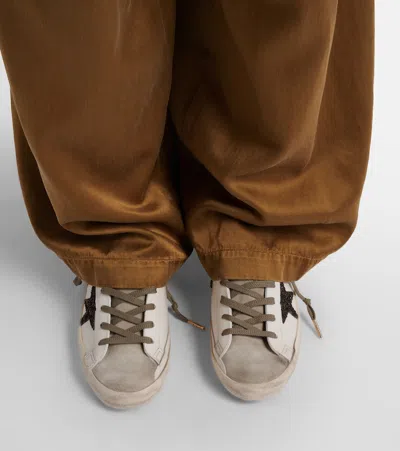 Golden Goose Deluxe Brand Women Super Star Leather Sneakers In Neutral