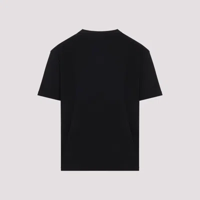 Valentino Crew Neck Short Sleeve T-shirt Design In Black